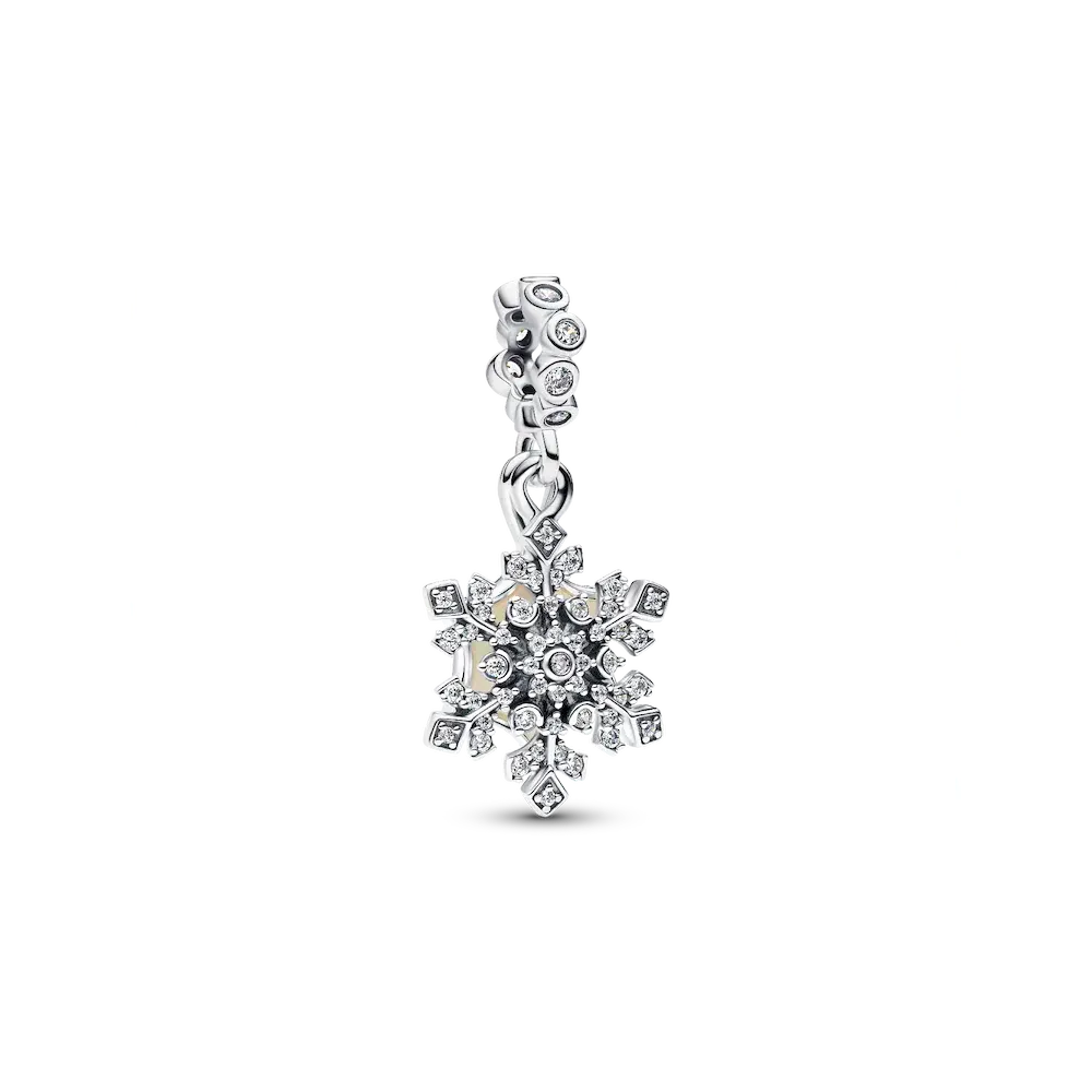 794142C01_RGB.webp Opalescent Snowflake Double Dangle Charm - Image 1