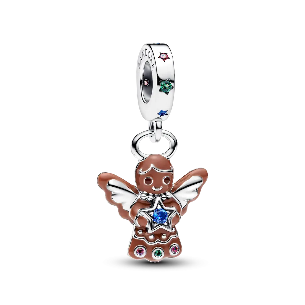 794247C01_RGB.webp Gingerbread Angel Dangle Charm - Image 1