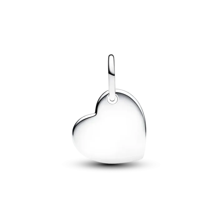 February Heart Purple Stone Heart Dangle Charm - Image 6