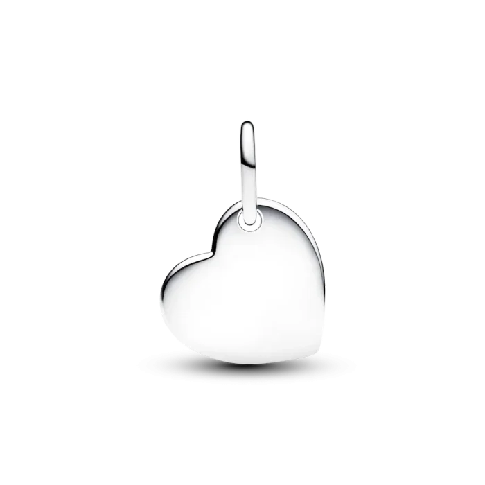 March Aqua Blue Stone Heart Dangle Charm - Image 5