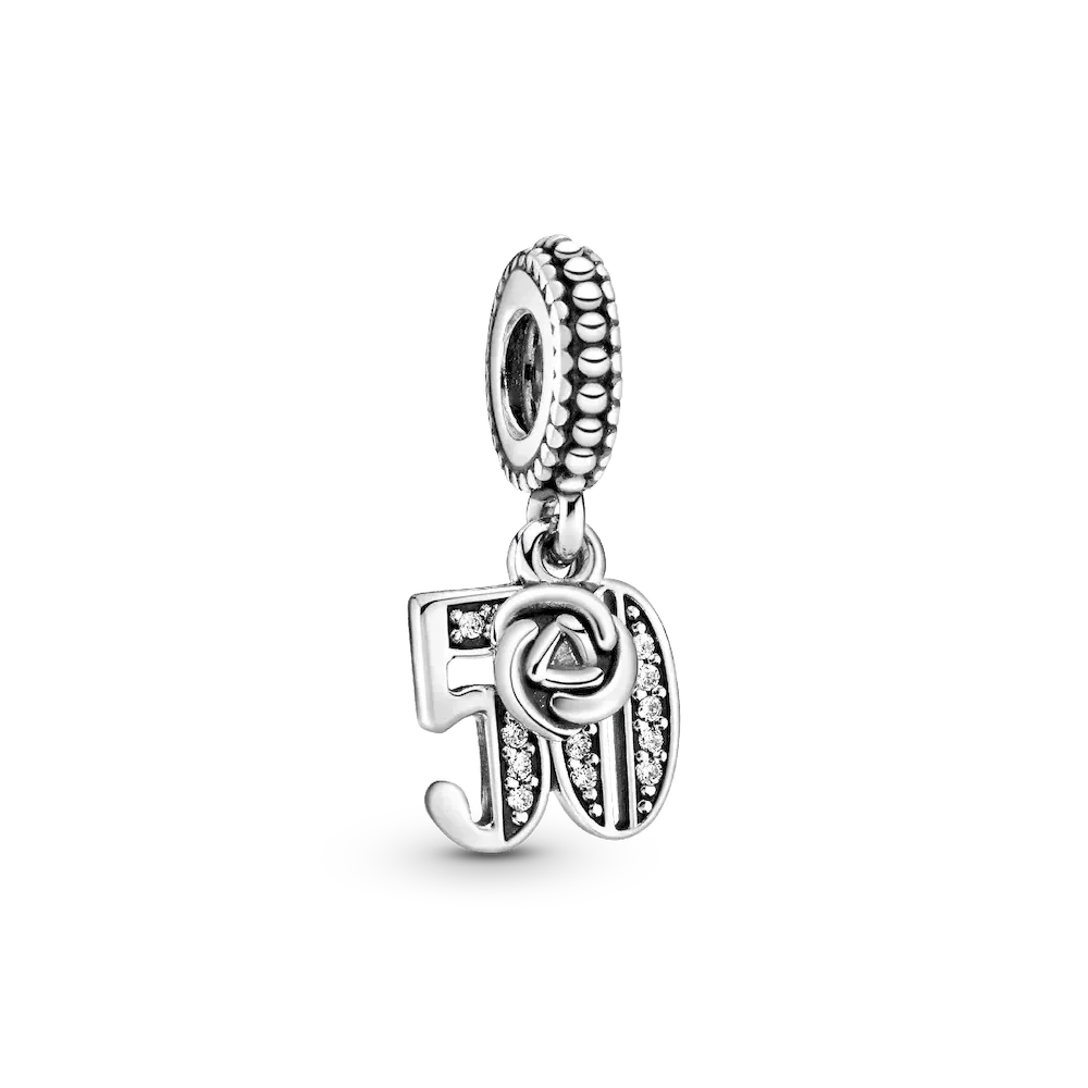 797264CZ_RGB.webp 50th Celebration Dangle Charm - Image 1
