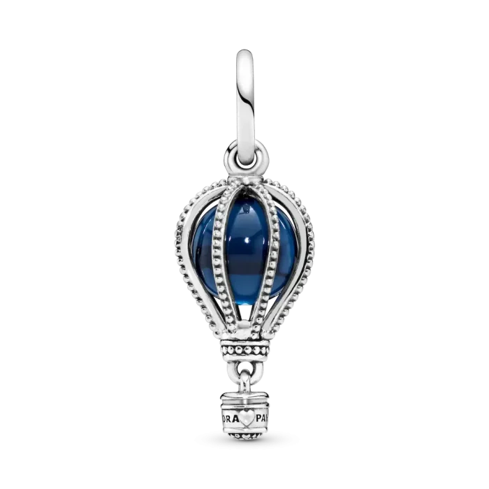 Blue Hot Air Balloon Travel Charm - Image 5