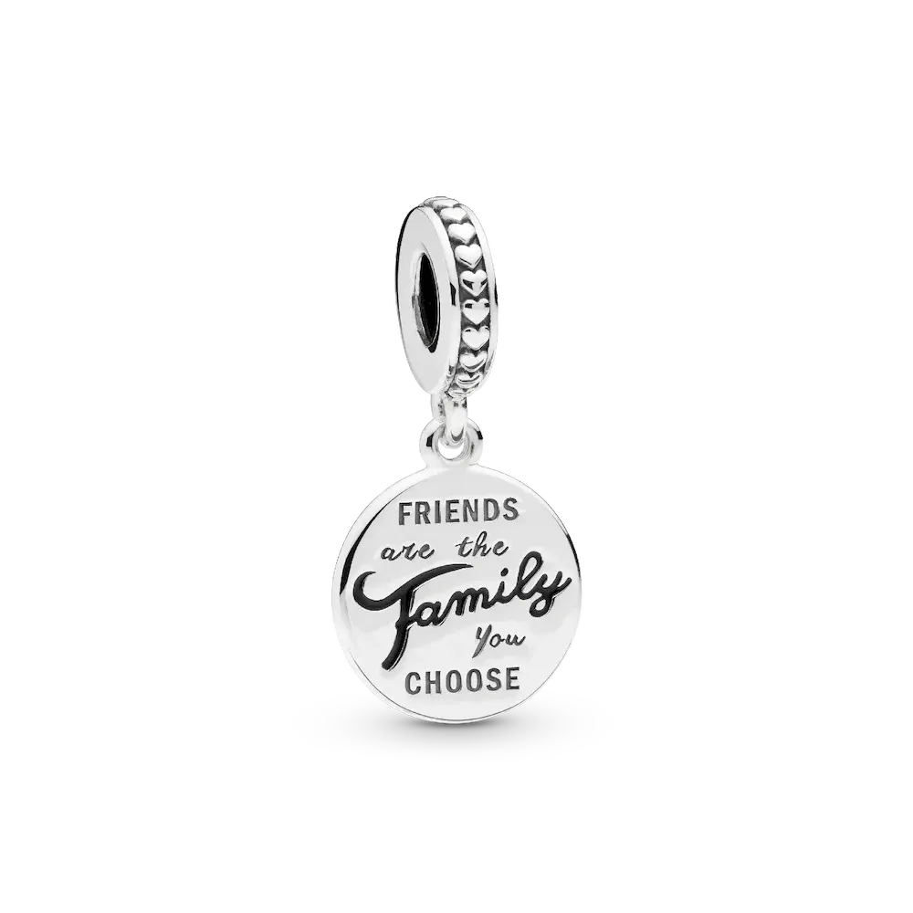 Friends Are Family Dangle Charm