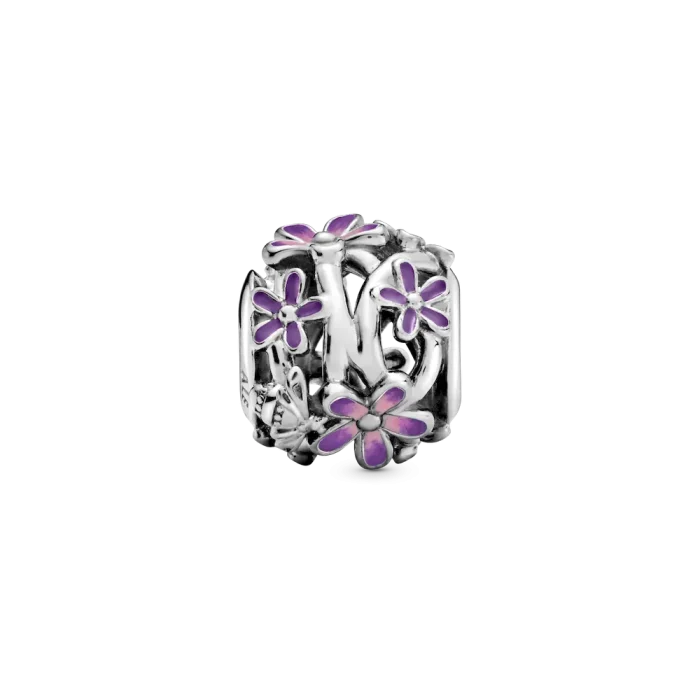 Openwork Purple Daisy Charm - Image 7