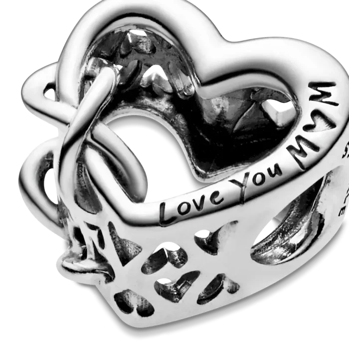 Love You Mom Infinity Heart Charm - Image 5