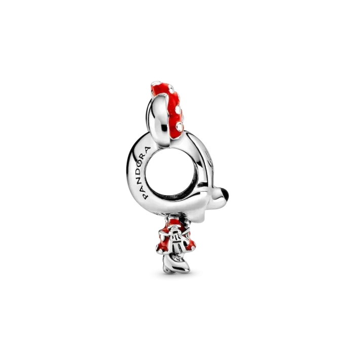 Disney Minnie Mouse Dotted Dress & Bow Charm - Image 6