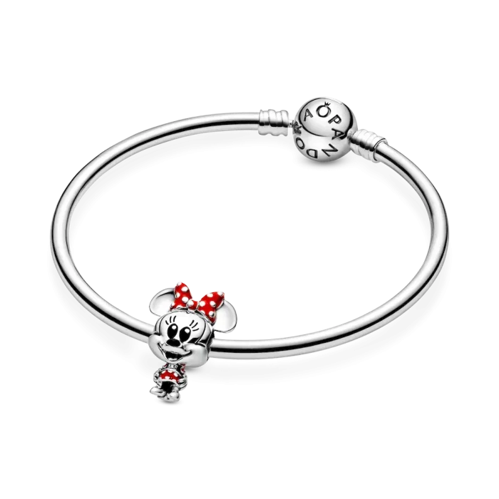 Disney Minnie Mouse Dotted Dress & Bow Charm - Image 8