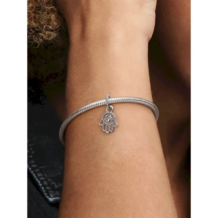 Protective Hamsa Hand Dangle Charm - Image 2