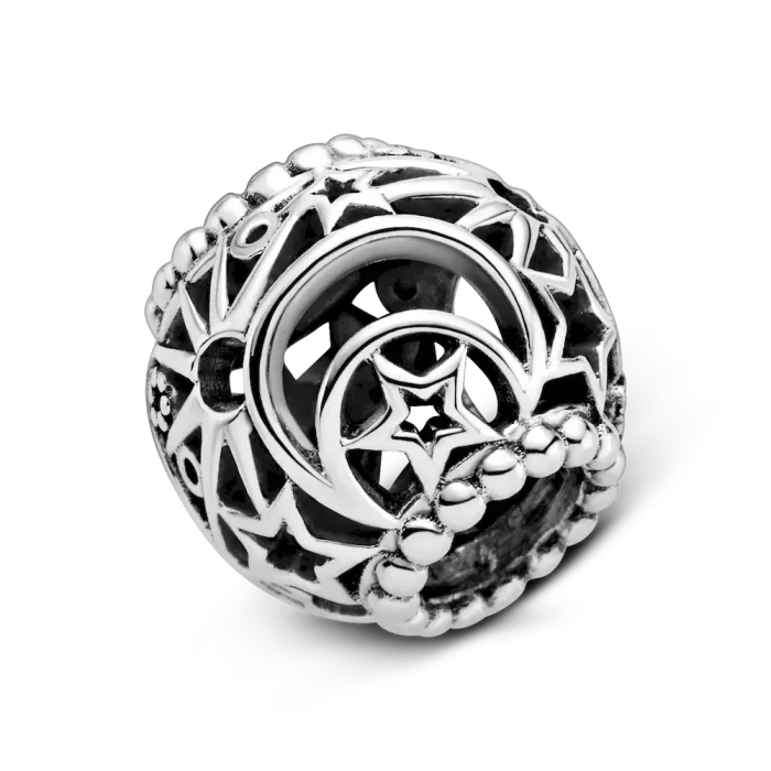 Openwork Sun, Stars & Moon Charm - Image 6