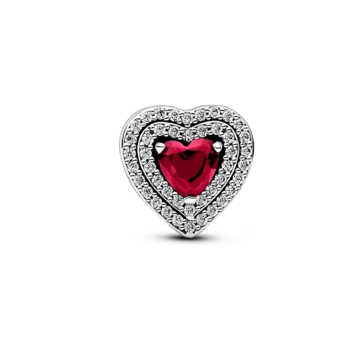 Sparkling Levelled Heart Charm - Image 5