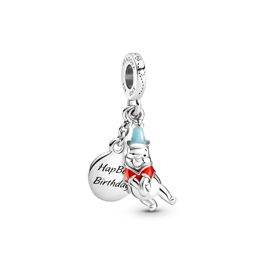 Disney Winnie the Pooh Birthday Dangle Charm