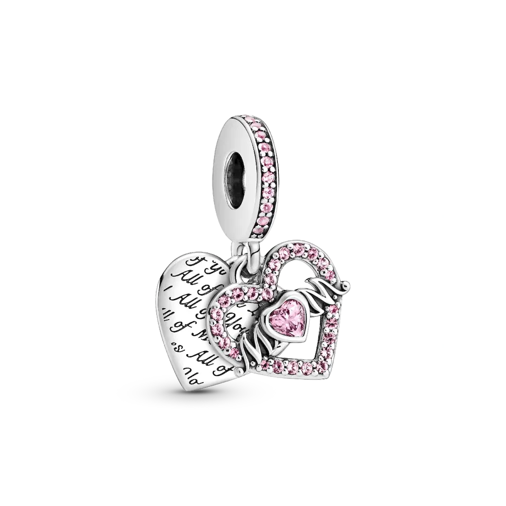 Heart & Mom Dangle Charm