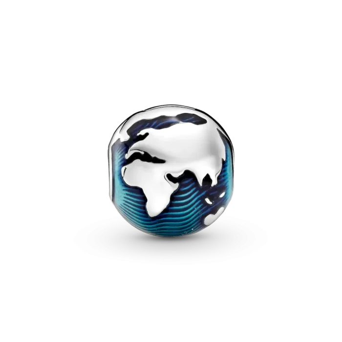 Blue Globe Clip Charm - Image 5