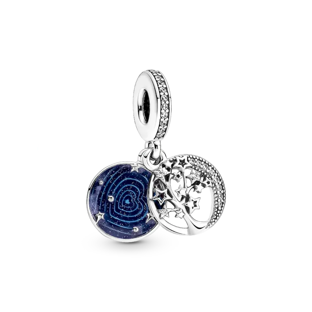 799645C01_RGB.webp Double Dangle Tree & Galaxy Moon Charm - Image 1