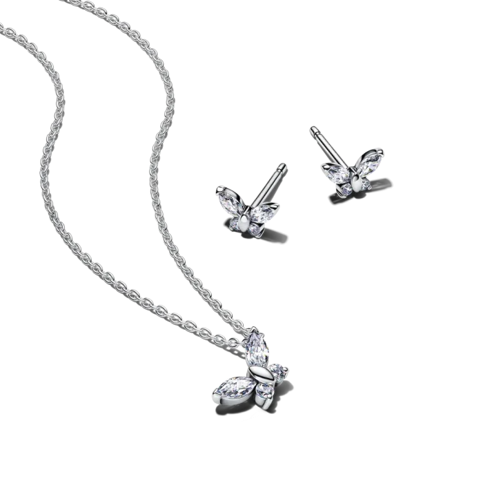 Sparkling Butterfly Jewelry Gift Set - Image 2