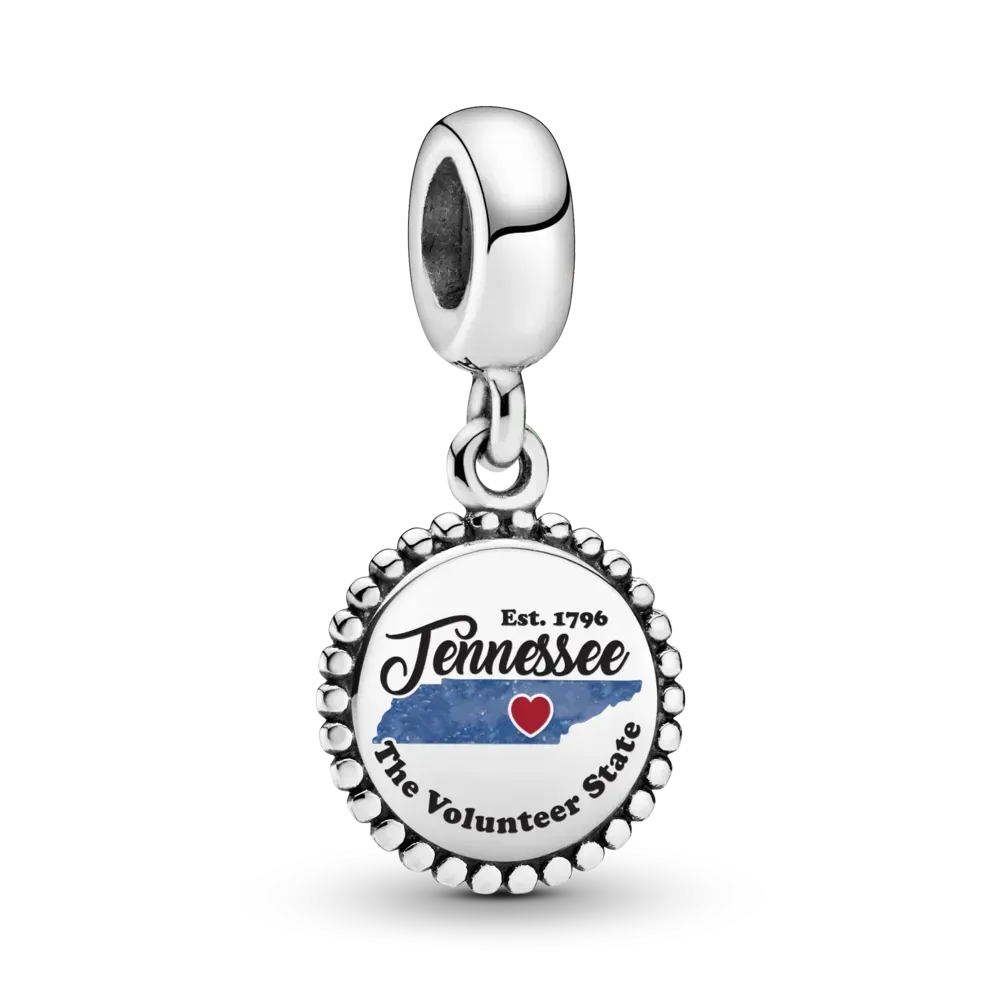Tennessee Map Dangle Charm