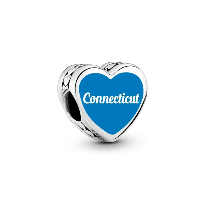 Connecticut Heart Charm - Image 2