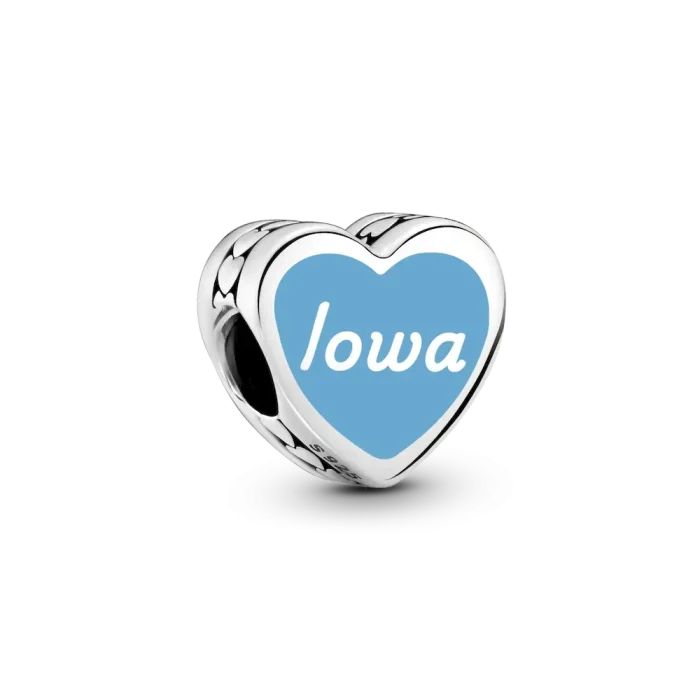 Iowa Heart Charm - Image 2
