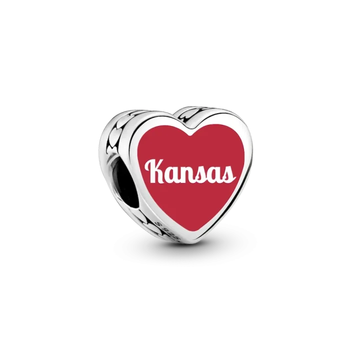 Kansas Heart Charm - Image 2