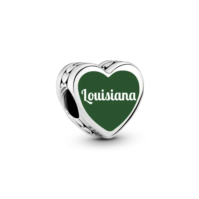 Louisiana Heart Charm - Image 2