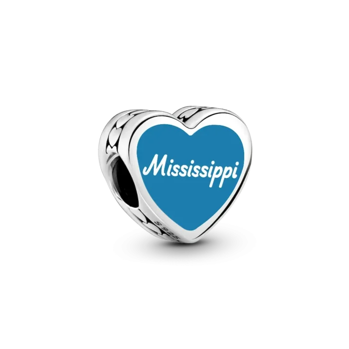 Mississippi Heart Charm - Image 2