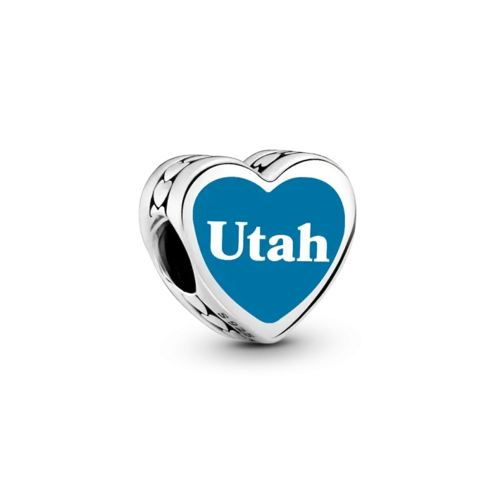 Utah Heart Charm - Image 2