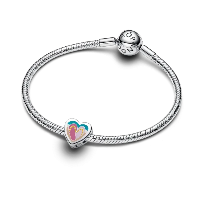 Beach Sandal Heart Charm - Image 2