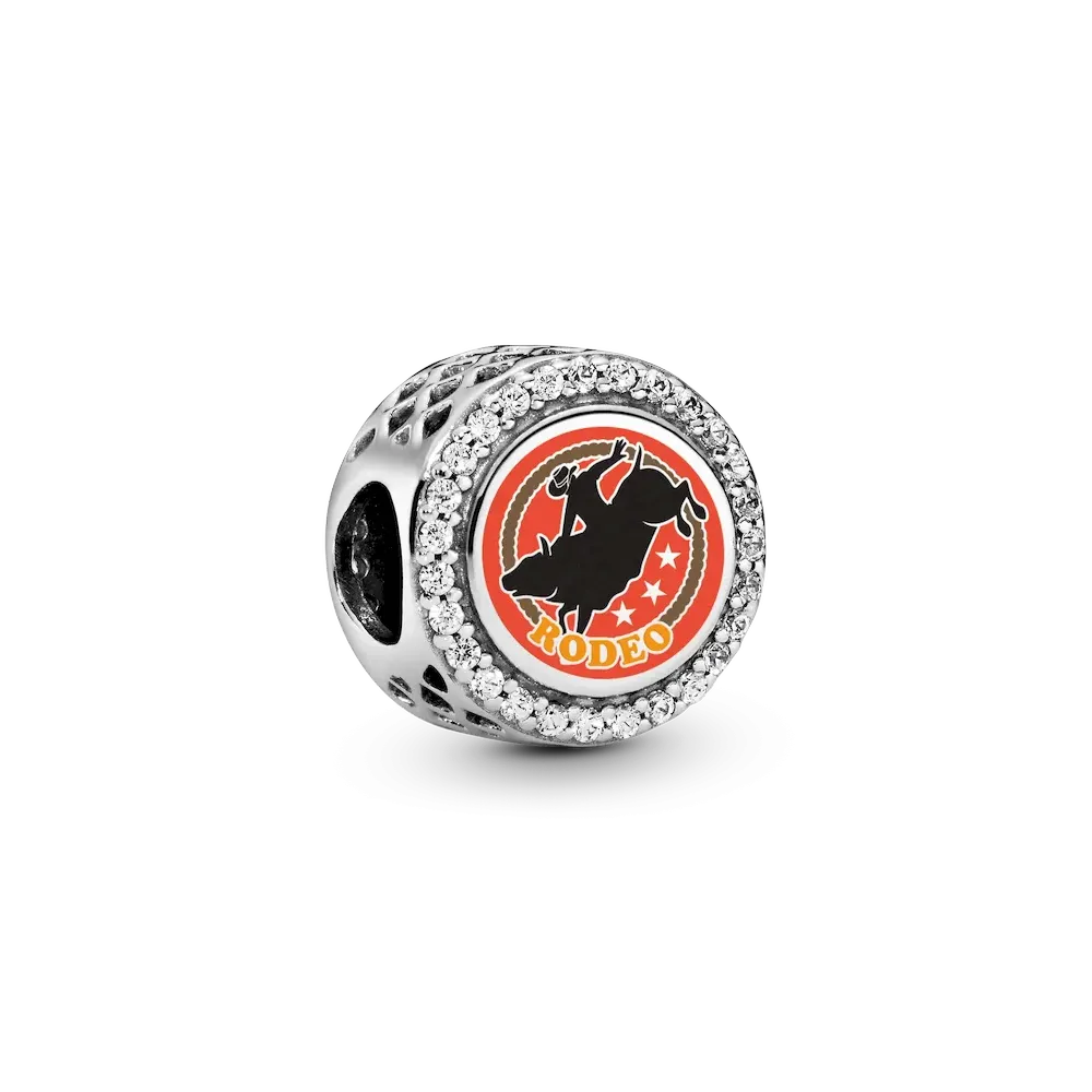 Rodeo Bucking Bull Charm