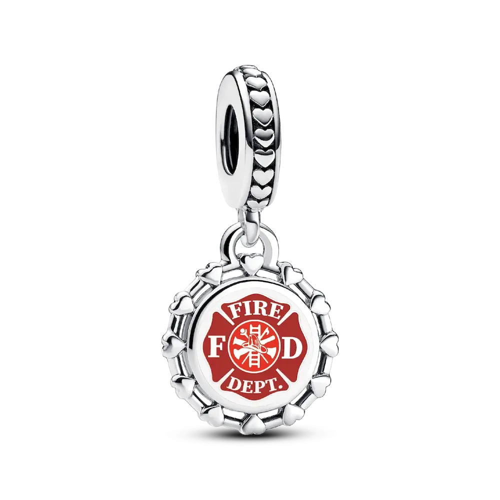 Firefighter Dangle Charm