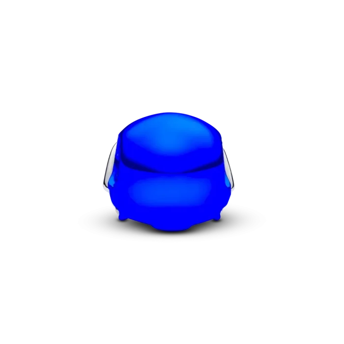 Royal Blue Football Helmet Charm - Image 2