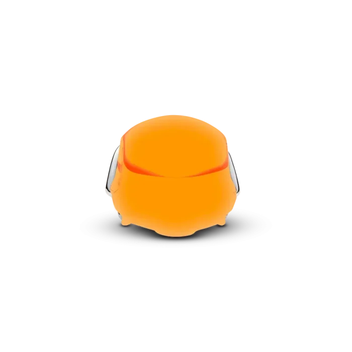 Orange Football Helmet Charm - Image 2