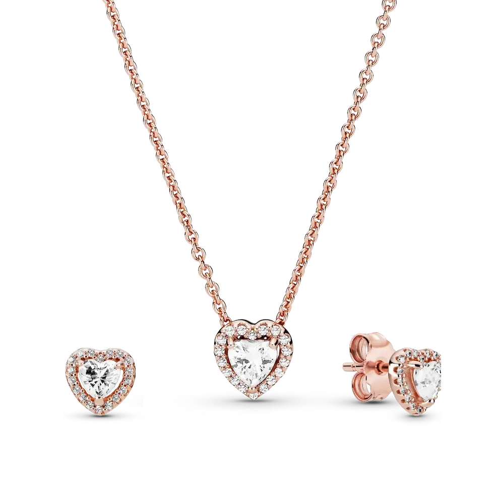 NAMB8064_RGB.webp Elevated Heart Necklace & Earrings Set - Image 1