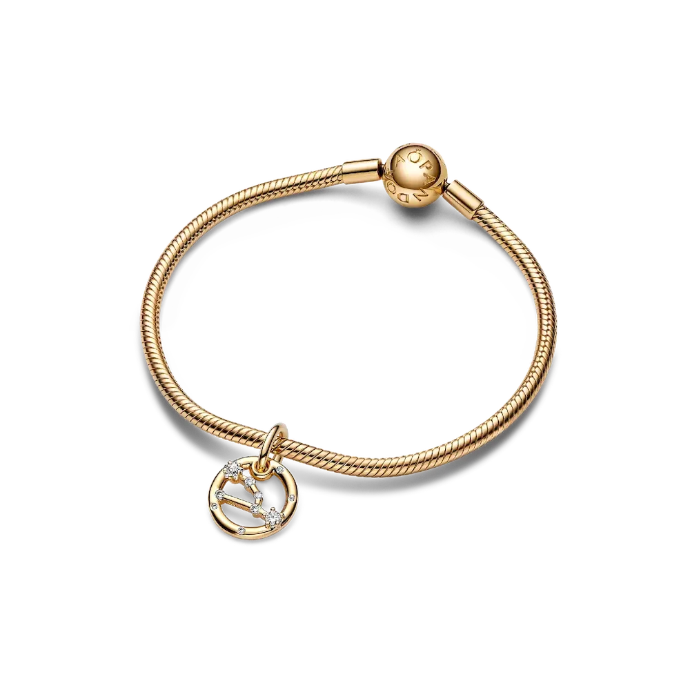 Taurus Zodiac Dangle Charm Bracelet Set