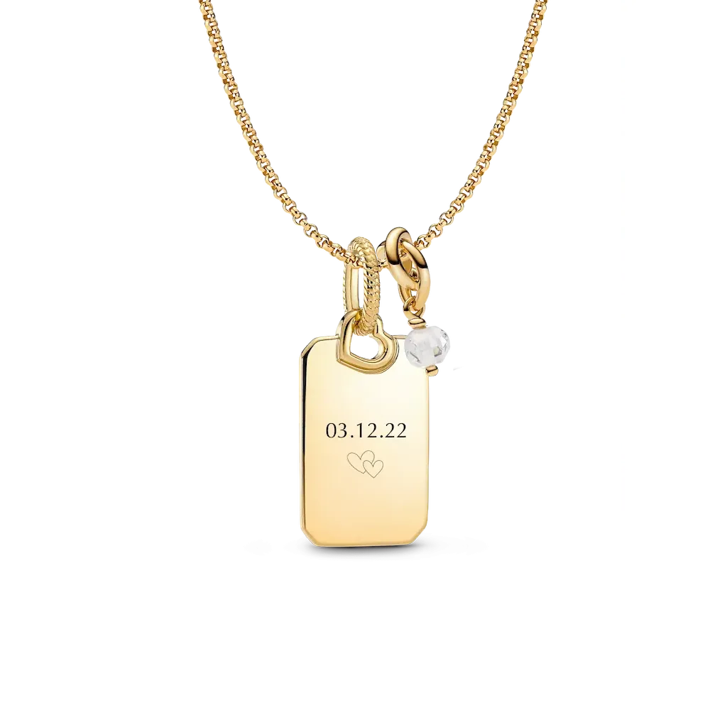 NAMPS0697_RGB.webp April Engravable Dangle Charm Necklace Set - Image 1