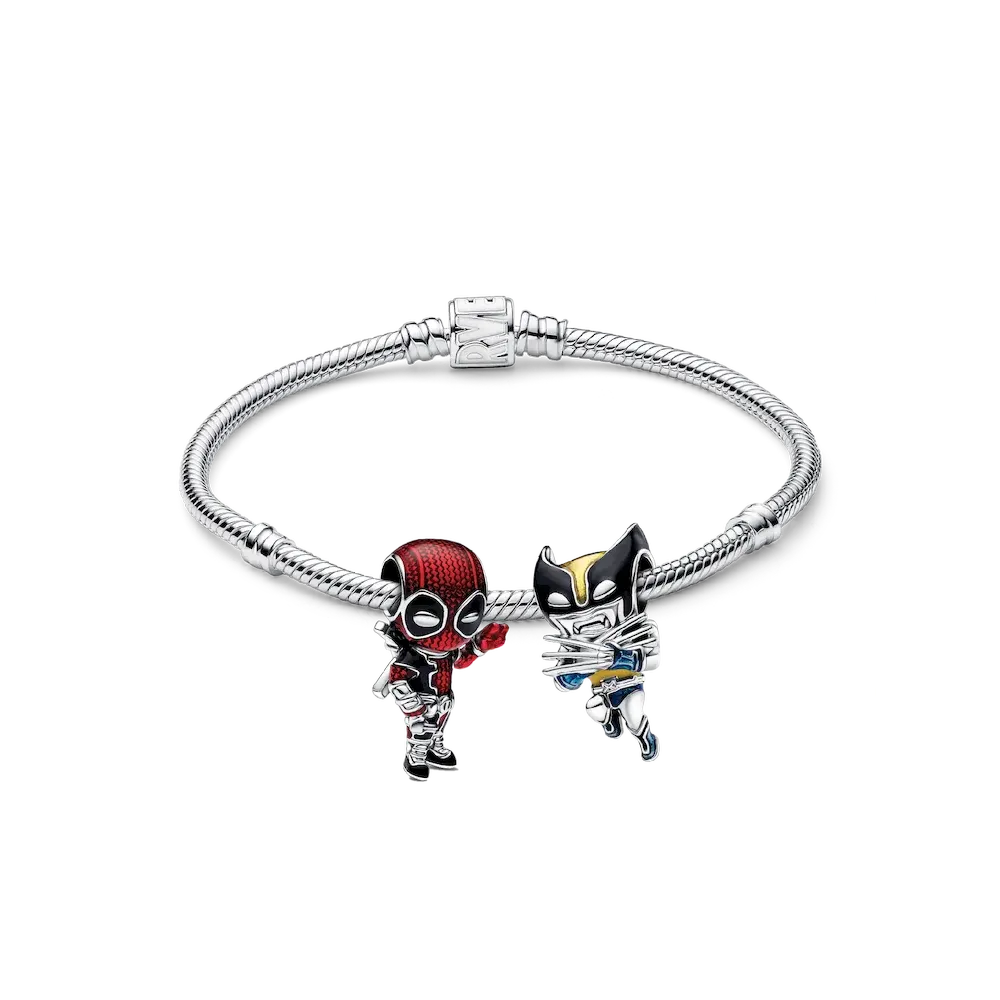 NAMPS8024.webp Deadpool and Wolverine Charm Bracelet Set - Image 1