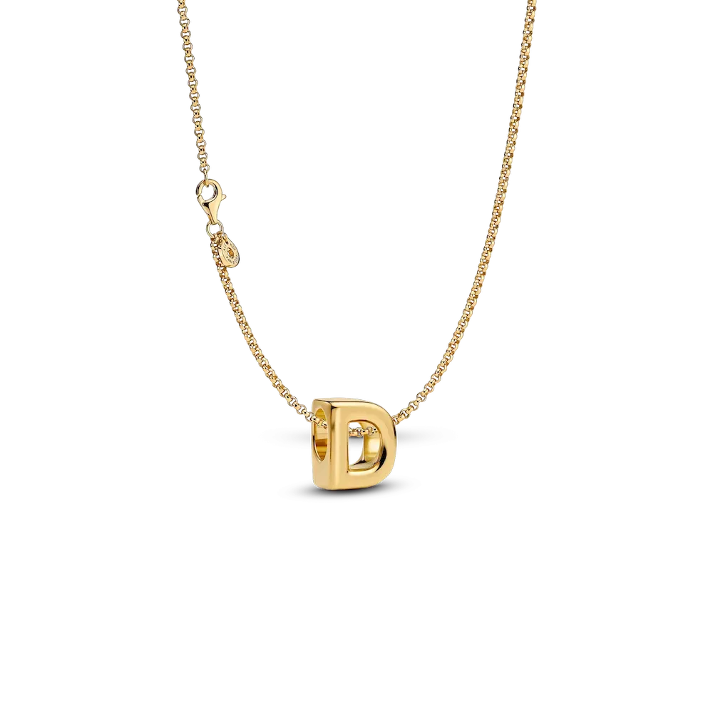 Letter D Charm Necklace