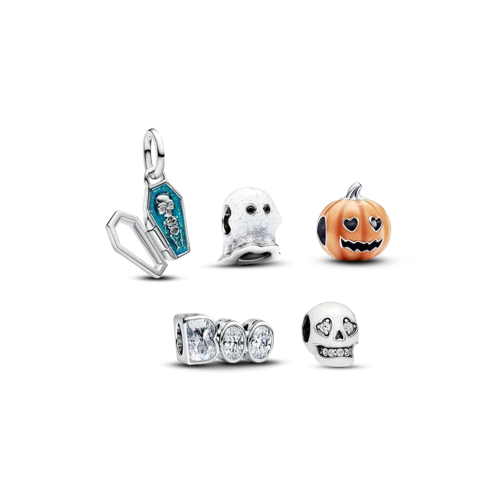 Halloween Glow-In-The-Dark Charms Set