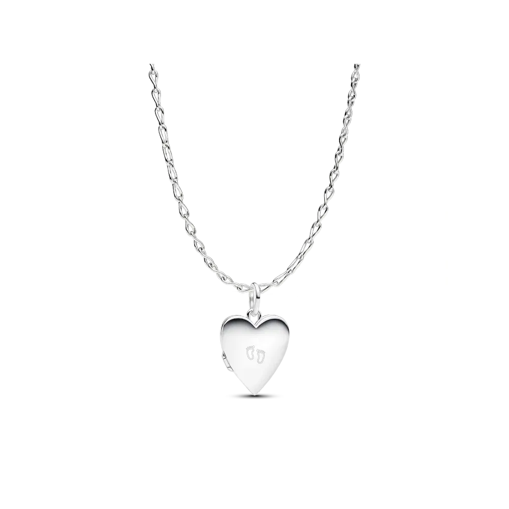 Engravable Openable Heart Locket Necklace