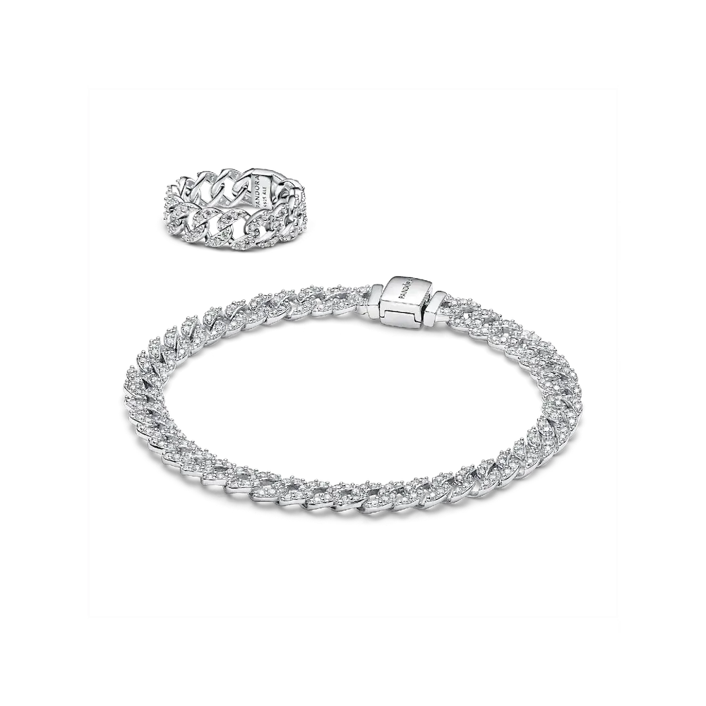 PSG2460.webp Timeless Pave Cuban Jewelry Set - Image 1