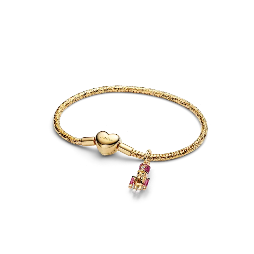 Holiday Nutcracker Engravable Charm Bracelet Set