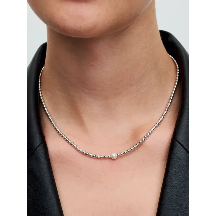 Treated Freshwater Cultured Pearl & Beads Collier Necklace - Image 2