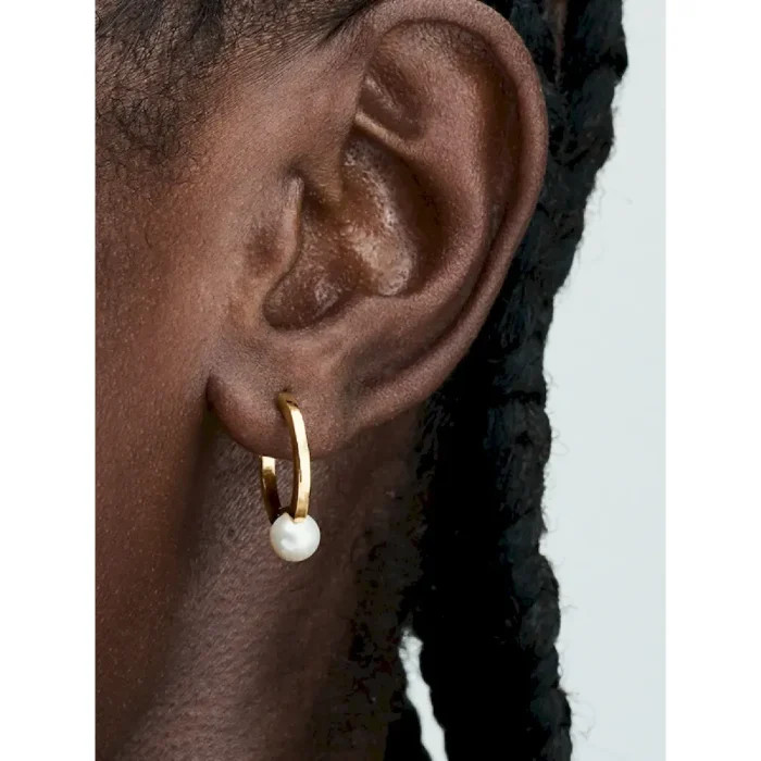 Treated Freshwater Cultured Pearl Earring Set - Image 9