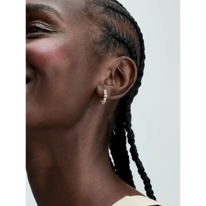 Treated Freshwater Cultured Pearl Earring Set - Image 6