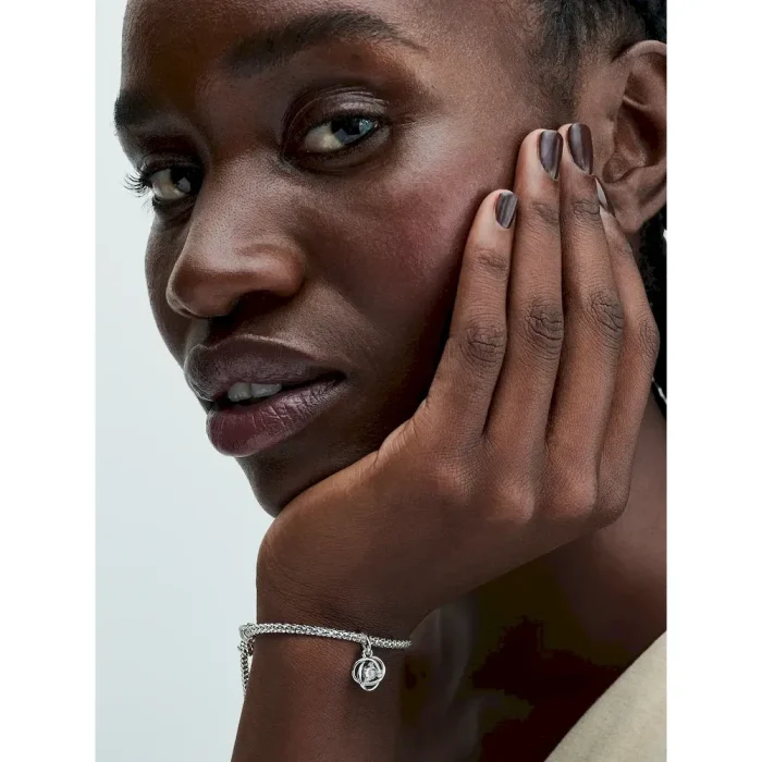 April Eternity Circle Dangle Charm Bracelet Set - Image 7