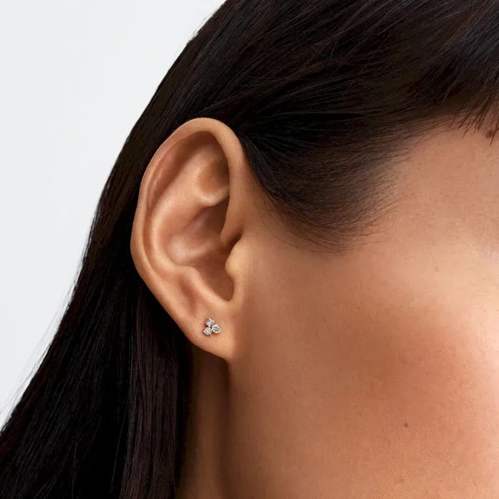 Pandora Era Lab-Grown Diamond Cluster Stud Earrings - Image 3