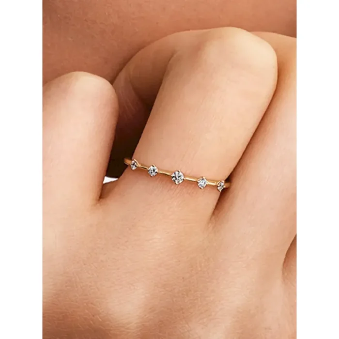 Pandora Era Lab-Grown Diamond Station Ring - Image 2