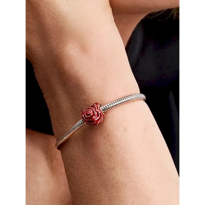 Rose Heart Charm - Image 2