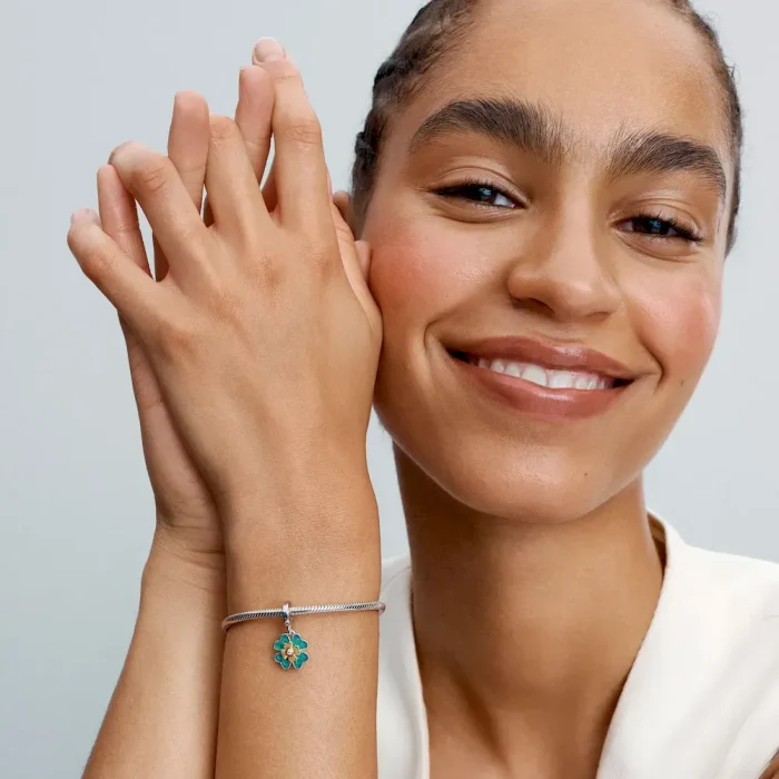 2025 Four Leaf Clover Lab-Grown Diamond Dangle Charm - Image 3