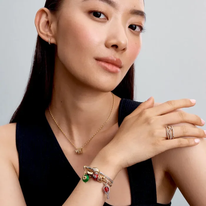 Hot Air Balloon Murano Glass Dangle Charm - Image 3