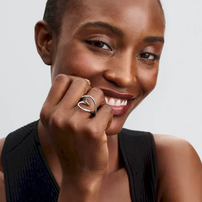 Organically Shaped Heart Ring - Image 3